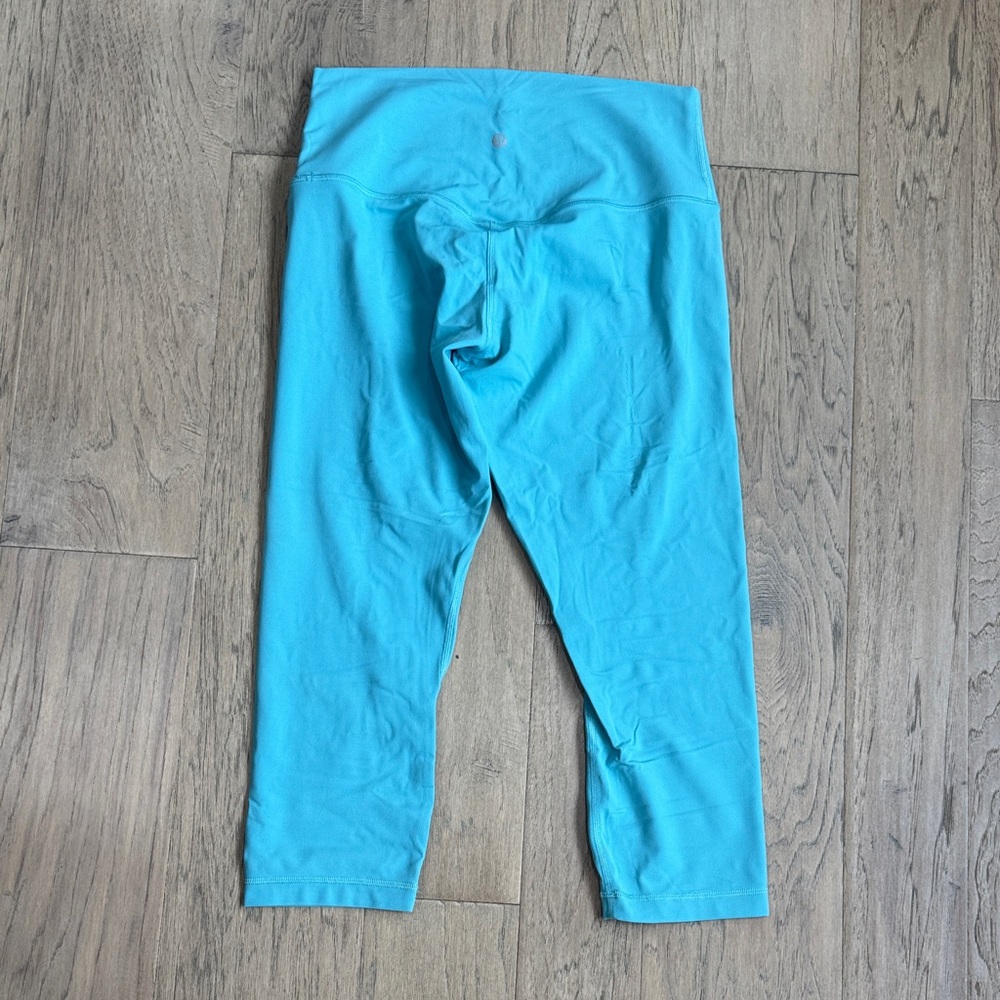 Lululemon Align High-Rise Crop 21" Tidewater Teal Size 10 - Picture 6 of 10